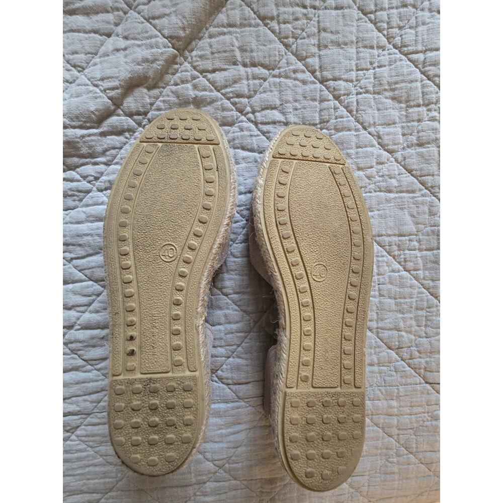 Verbenas Womens Suede Super Soft Slip On Open Toe Shoes Size 9 Gray Casual Flats - Picture 8 of 12